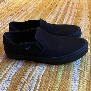 VANS Black Slip Ons